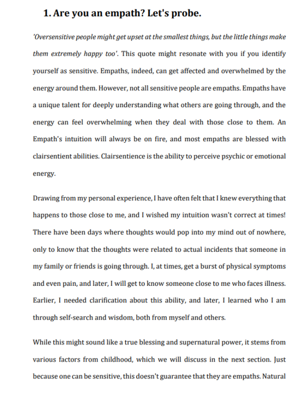 An Empath's Practical Guide Ebook - Image 2